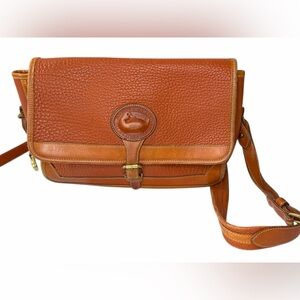 Dooney & Bourke Vintage Brown Leather Crossbody